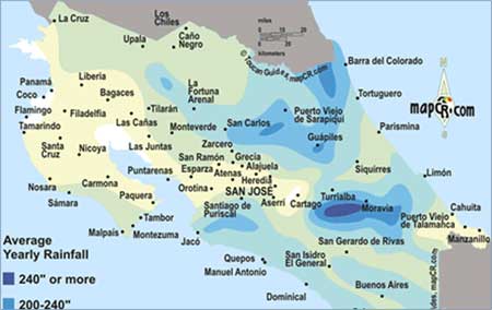 Costa Rican Map