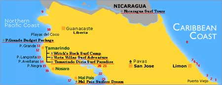 Costa Rican Map